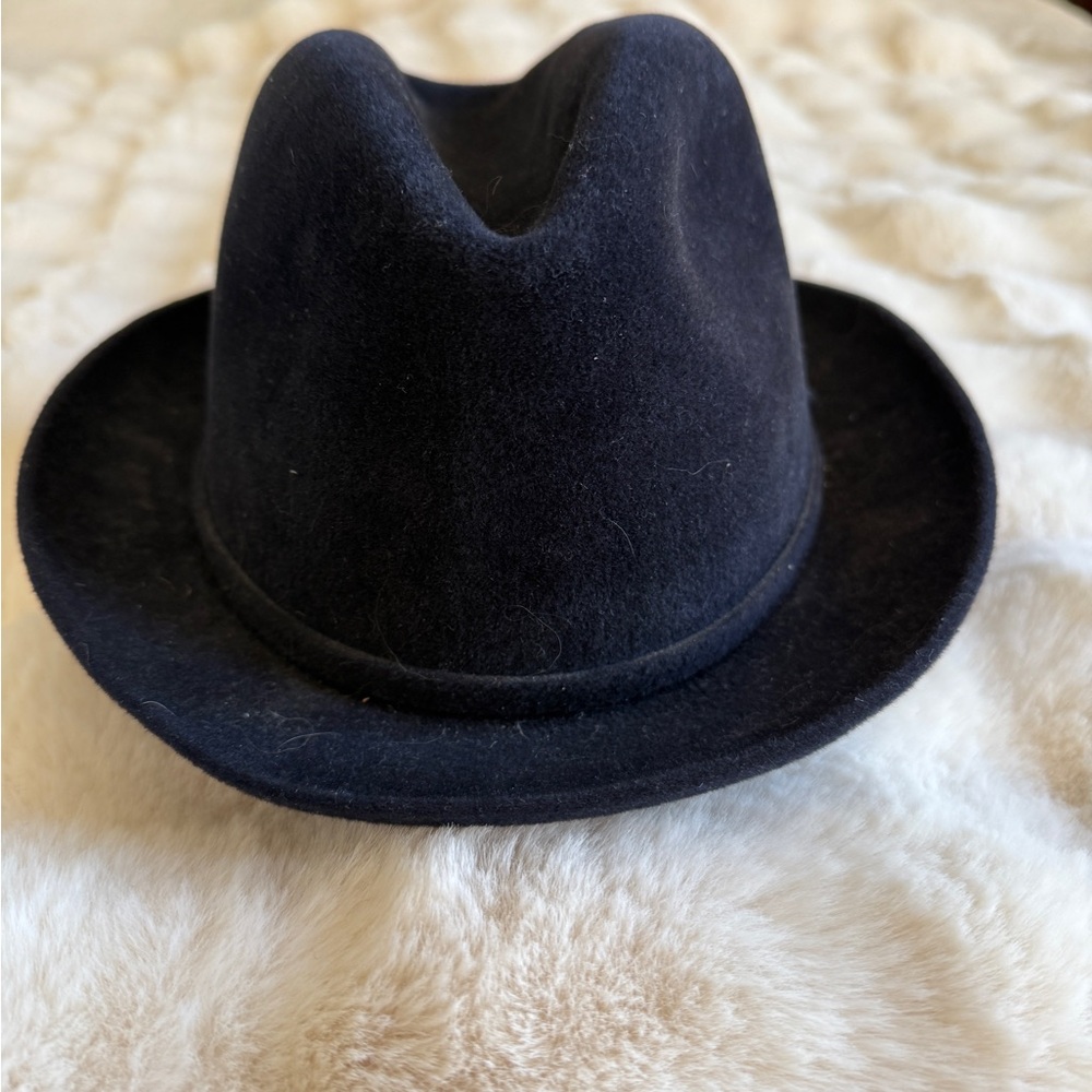 Resistol Felt Black Fedora Hat